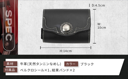 【デグナー】レザーETCケース [SB-45] ブラック｜京都 バイクギア 人気ブランド バイク