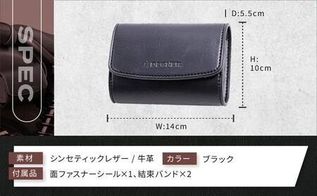 【デグナー】シンセティック レザー ETCケース [DSB-12] ブラック｜京都 バイクギア 人気ブランド バイク