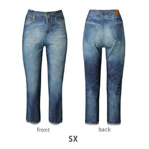 【ワコール/カルソン】まるでデニム ストレート レディス＜Lサイズ/SX＞［ 京都 ストレッチ パンツ ぐ～んとのびる! 快適 楽 はきごこち ファッション 人気 おすすめ ズボン ふるさと納税 ］