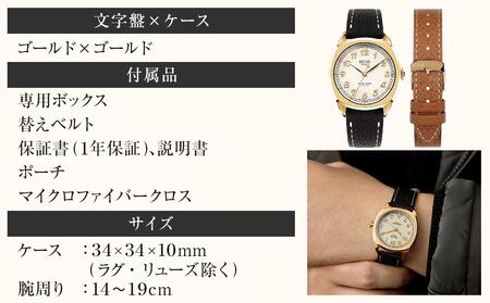 【KUOE】 アンティーク腕時計 ROYAL SMITH 90-008 ゴールド×ゴールド|京都発 腕時計 人気ブランド