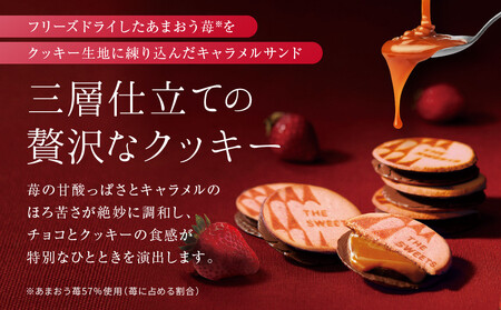 【期間限定11月から発送】◆ギフト包装対応◆ザ・スウィーツ キャラメルサンドクッキー(オリジナル&苺)(18個)|シャディ スイーツブランド 人気セット スイーツ