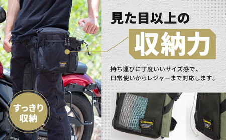 【デグナー】ホルスターバッグ [NB-203]  ＜マリンカモ＞｜京都 バイクギア 人気ブランド レザーアイテム ﾊﾞｲｸ