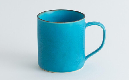 【瑞光窯-ZUIKOU-】コーヒーカップ tall ペアセット(ターコイズブルー/青)|京都 清水焼 食器 おしゃれ 人気