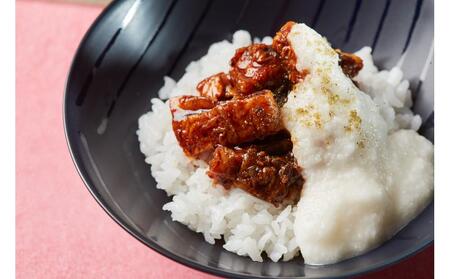 【京料理 六盛】国産鰻のかば焼きセット とろろ付き(3食分)