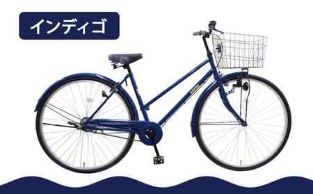 【エイリン】組立済み発送 〈色選択可〉 シティサイクル27型 SW27E［インディゴ］｜京都 自転車専門店 おしゃれ 人気 自転車