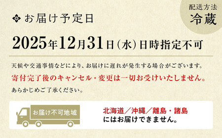 【京 伏見 魚三楼】和風おせち 一段重 2人前|京都 老舗料亭 本格おせち 人気