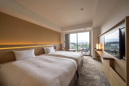 【梅小路ポテル京都】ホテルペア宿泊券(平休日1泊2食付/未就学の子連れでも利用可)《パークサイドツイン》 ［ 梅小路 水族館 鉄道博物館 徒歩圏内 人気ホテル おすすめ ファミリー 家族 子供連れ 観光 グルメ ふるさと納税 ］