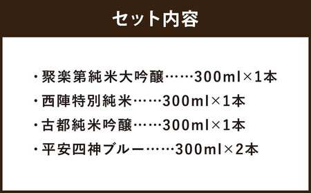 【高島屋選定品】<佐々木酒造> 飲み比べセット(300ml×5本)