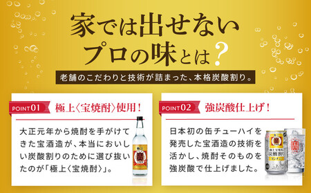 【タカラ】極上〈宝焼酎〉の炭酸割り「タンチュー」(350ml×24本)｜京都 タカラ 酎ハイ サワー 人気セット