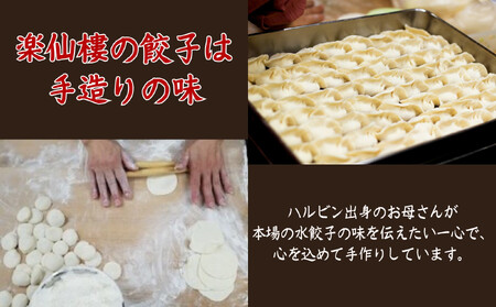 【楽仙樓】水餃子(10個入り) 2袋 [ 京都 本格中華 中華料理 手作り 名物 人気 おすすめ 点心 お惣菜 ニンニク不使用 グルメ ギフト プレゼント お取り寄せ 通販 送料無料 ふるさと納税 ]