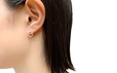 【KAORU】ミモザ ピアス / シルバー｜京都 アクセサリー ピアス 人気シリーズ