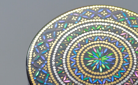 【嵯峩螺鈿野村】華七宝ブローチ|京都 老舗 伝統工芸 漆器 ジュエリー