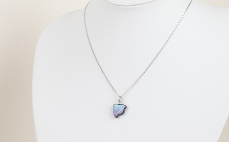 【嵯峩螺鈿野村】千鳥ネックレス|京都 老舗 伝統工芸 漆器 ジュエリー