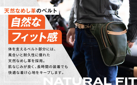 【デグナー】レザーホルスターバッグ レッド｜京都 バイクギア 人気ブランド バイク [W-39A]