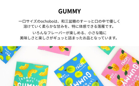 【UCHU wagashi】GUMMY 3種セット(パイナップルと日向夏/マスカットと林檎/マンゴーと生姜)|京都 創作和菓子 人気店 グミ