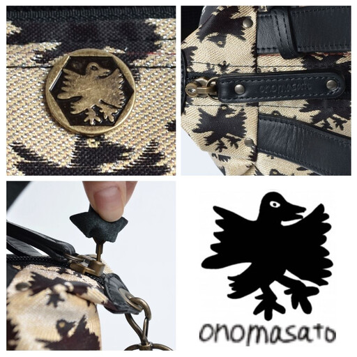 【onomasato】3ways バッグ M《CASUAL collection》/ カラスつづれ表｜京都 ブランドバッグ 人気シリーズ