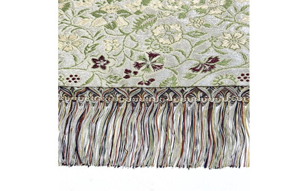 【高島屋選定品】＜龍村美術織物＞早雲寺テーブルセンター（1号サイズ・銀）