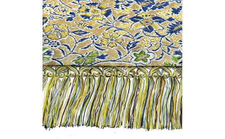 【高島屋選定品】＜龍村美術織物＞早雲寺テーブルセンター（2号サイズ・金）