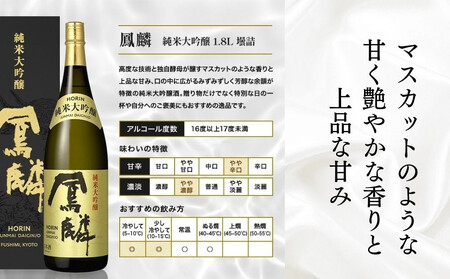 【月桂冠】超特撰 鳳麟 純米大吟醸(1.8L)|京都 日本酒 人気セット おすすめ