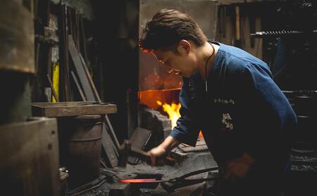 【金高刃物老舗】《京都市ふるさと納税限定 特注》ペティナイフ 青紙2号鋼