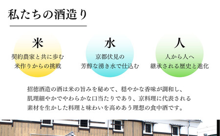 【招徳酒造】純米大吟醸「延寿万年」1,800ml｜京都 伏見の日本酒 人気シリーズ 日本酒