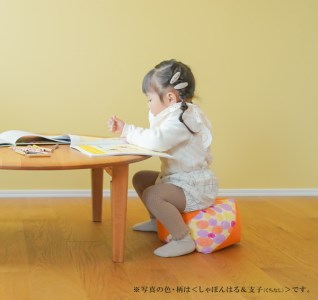 【洛中高岡屋】えがおつながる、おざぶとん『おじゃみキッズ学（がく）』（しゃぼんふゆ＆藍玉）