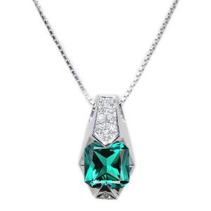 【京セラ】クレサンベール〈エメラルド・天然ダイヤモンド〉ペンダント｜京都 ジュエリー 人気ブランド ジュエリー