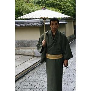 【日吉屋】特選番傘（赤） 名入れあり（タイプA・C)