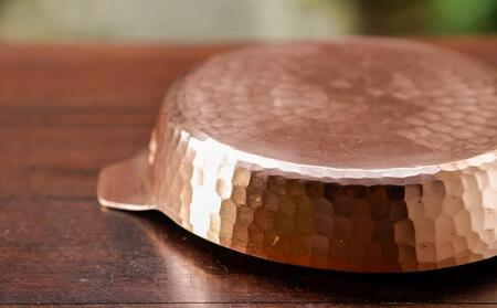 【八木庖丁店】手打ち銅製 グラタン皿(15cm)