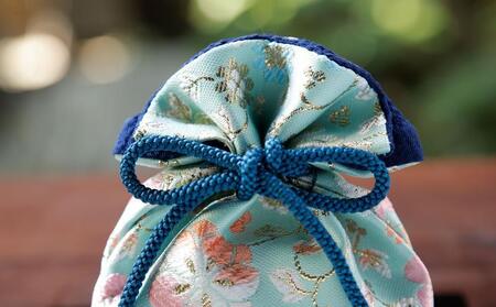 【石黒香舗】匂い袋 部屋用 置き型巾着大 （ミントグリーン）