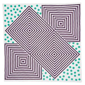 【荒川】京都ならでは！SOU・SOU×荒川益次郎商店風呂敷「暫（しばらく）」（孔雀 グリーン）