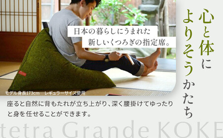 【大東寝具】tetra grande koke（ビッグサイズ）｜京都 ビーズクッション 人気ブランド くつろぎ 癒し クッション