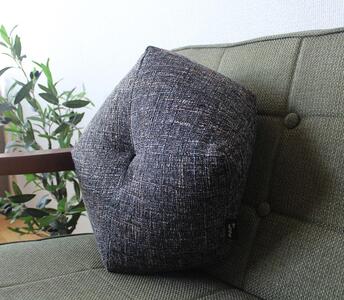 【 洛中高岡屋 】落ち着いた色目と素材感 ブレンデル おじゃみ座ぶとん（ブラック）