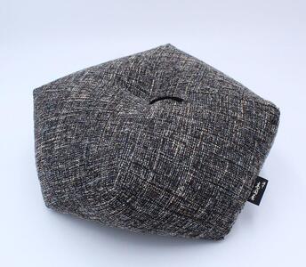 【 洛中高岡屋 】落ち着いた色目と素材感 ブレンデル おじゃみ座ぶとん（ブラック）