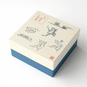 【たち吉】鳥獣戯画 飯茶碗 赤絵