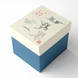 【たち吉】鳥獣戯画 マグ 染付