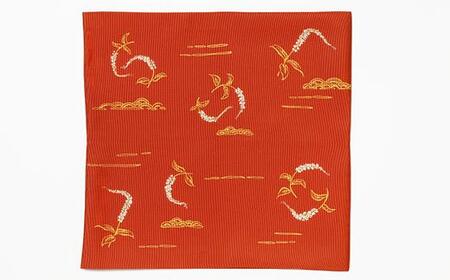 【千家十職 土田友湖作品】12代友湖作 作土文とらノ尾染服紗