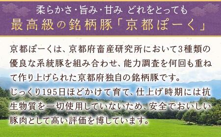 【京都特産ぽーく】京都ぽーく 豚肉小間切れ（225g×4パック 計900g）