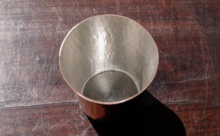 【八木庖丁店】手打ち銅製 ぐい呑み(ペア)