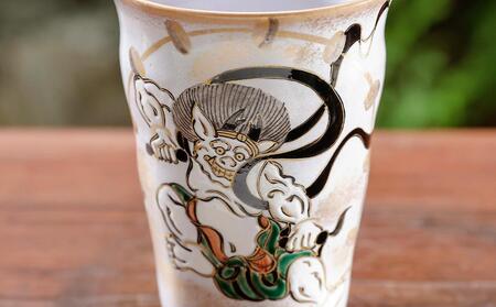 【小手鞠窯】タンブラー（風神雷神）