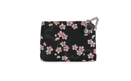 【AYANOKOJI】天溝がま口ウォレット（流花 黒）