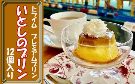 【トライム】プレミアムプリン（いとしのプリン）12個入り［ 京都 スイーツ 5種類 おいしい こだわり 無添加 人気 おすすめ お取り寄せ 通販 送料無料 ふるさと納税 ］
