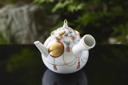 煎茶器セット 赤絵 京焼梅峰造 共箱 : 茶道具商 越中屋 - 通販