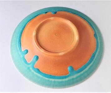 【ギャラリー洛中洛外】目の覚めるような青色が美しく食材が映える碧彩7.5寸皿