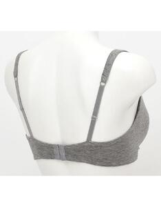 【ウンナナクール】364 コットン<Mサイズ>シルバーグレー1枚|京都 ワコール インナーブランド ラクときれいを叶えるノンワイヤーブラジャー 人気
