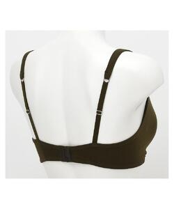 【ウンナナクール】364 コットン<Lサイズ>オリーブ1枚|京都 ワコール インナーブランド ラクときれいを叶えるノンワイヤーブラジャー 人気