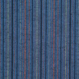 【工夫庵】唐桟縞(とうざんじま)座布団 紺(2枚セット)(BB)