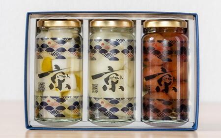 【randfarm】京ピクルス詰め合わせ 3本(和風味、ミニトマト、麹玉ねぎ)
