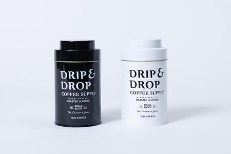 【DRIP&DROP COFFEE SUPPLY】コーヒー挽き豆(フレンチプレス挽き)（オリジナル缶入り）