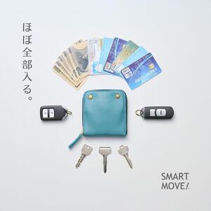 【洛景工房】ウォレットキーケース「SMART MOVE！PLUS！」＜とこしえの橘（オレンジ）＞